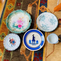 Assorted Decorative Chinaware And Ceramic Plates (Dining Room)