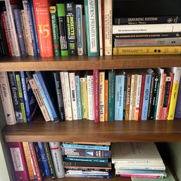 3 Shelves Of Science And Math Books (Office)