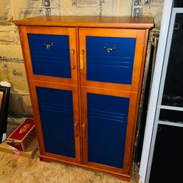 Laminate Storage Cabinet With Contents (Attic)
