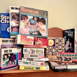 HUGE VINTAGE GAMES LOT! Must See! (upstairs)