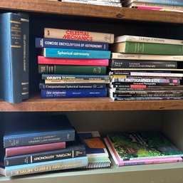 2 Shelves Of Astronomy Books (Office)