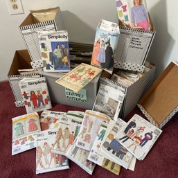 HUGE Lot Of Vintage Sewing Patterns From McCall's, Simplicity & More! (B1)