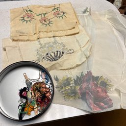 Vintage Fancy Floral Apron & Stitching Projects (Kitchen)