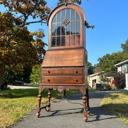 Gorgeous Antique Secretary Hutch From MECHANICS FURNITURE Rockford IL, Featured In League House (DC)