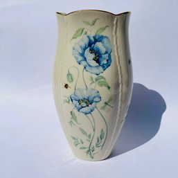 Large Lenox Vase 'Morningside Cottage' Blue Flowers & Bees (LH)
