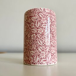 Crabtree & Evelyn Mason's IRONSTONE Red Floral Cup (Office)