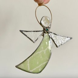 Angel Stained Glass Suncatcher (office)