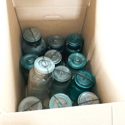 Canning Jars: Royal, Double Safety, Atlas, Ball, Etc. (Upstairs, Left)