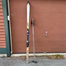 Vollant T-Bolt Skis, Markar Bindings And LLL Bean Poles (garage)