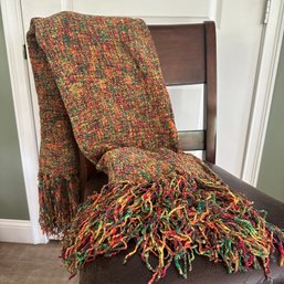 Diane Jackson Cole Rainbow Throw Blanket (HW)