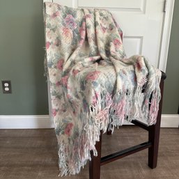 Beautiful Diane Jackson Cole  English Garden Throw Acrylic & Wool (HW)