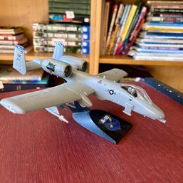 Plastic Model A-10 Jet With Stand (office)