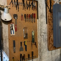 Pegboard With Contents (BSMT)