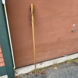 Wooden LL Bean Walking Stick With Compass (Garage)