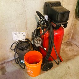 Craftsman 5HP 22Gal Compressor With Accessories (Barn Downstairs)