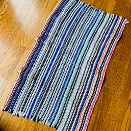 Multi Colored Rectangular Braided Rug (Living Room)