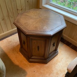 Small Octagonal Table With Storage By Gordons, Inc. (porch)