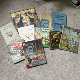 Vintage Book Lot Including Children's Books, Recipe Book, And More!  (BR1)