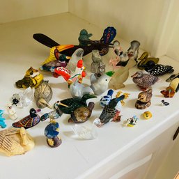 Lovely Vintage Collection Of Small Bird Figurines (LR)