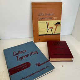 Trio Of Vintage Typewriting & Writing Books (OA)