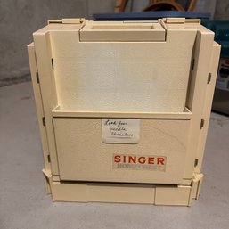 Vintage Singer Homechest Sewing Storage With Contents (Basement)