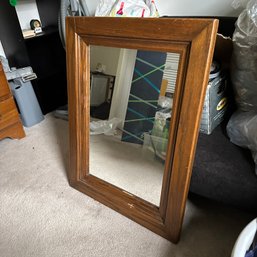 Heavy Wood Framed Mirror  (BR1)