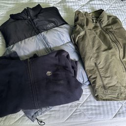 Men's Outerwear Lot - Timberland, L.L. Bean, & Eddie Bauer (UP2)