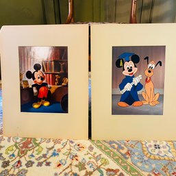Two Walt Disney Mickey Mouse Cels (Study)