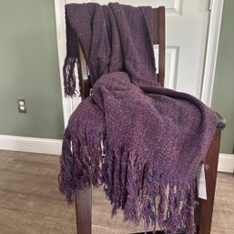 Diane Jackson Cole Soft Purple Throw Blanket (HW)