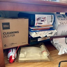 Misc Office Supply Lot: Paper Reams, Duster, Envelopes, Electronics Cleaner, Etc (office)
