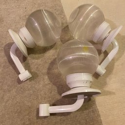 Set Of 3 Plastic Citronella Lamps For Patio Umbrella Pole (Bsmt Shelf)