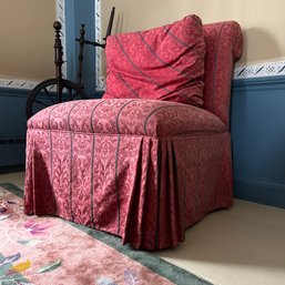 Custom Upholstered Slipper Chair (b2)