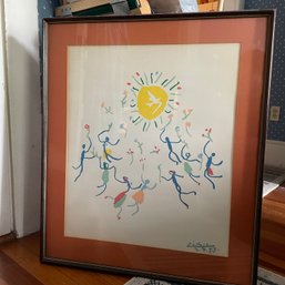 Framed Picasso Print - 'La Ronde De La Jeunesse' (LL Bed)