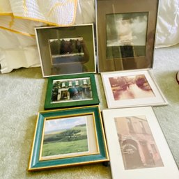 Lot Of 6 Vintage Framed Prints (UP BR2)