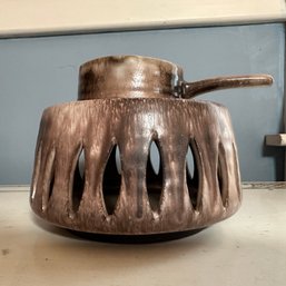 Pottery Piece By Gotek Venezuela, Simmer Pot (Dining Room)