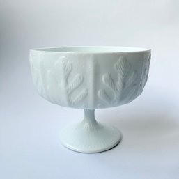 Vintage 1975 FTD Decorative Milk Glass Bowl