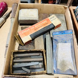 Vintage Sharpening Stones And Other Items