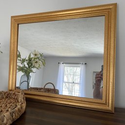 Gold Framed Accent Mirror (upstairs)