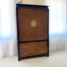 Raymond K. Sobota For Century Furniture Chin Hua Collection Lacquered Armoire (Master BR)