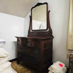 Vintage Dresser With Mirror (Upstairs 2)