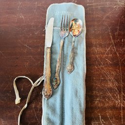 Vintage Community Silver Plated Children's Cutlery Set (KE)