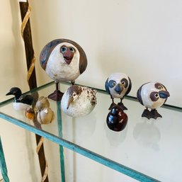 Assorted Decorative Birds (Mudroom)