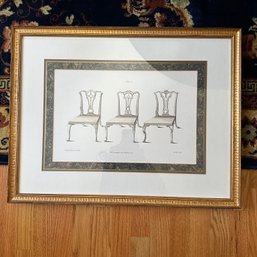 Thomas Chippendale Chairs Framed Wall Art (DR)