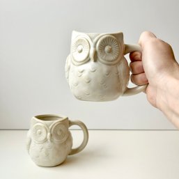 Hoot Hoot! Pair Of Ceramic Owl Mugs