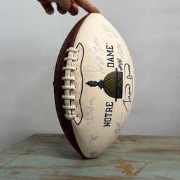 NOTRE DAME Signed Football