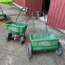 Pair Of Scotts Seed Spreaders (Pool Shed)