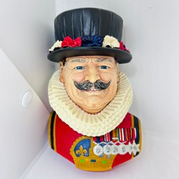 Vintage Bosson's Chalkware Head 'beefeater' (SA)