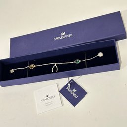 Swarovski Charm Bracelet With Wishbone Pendant (*66970* - PR) (OA)