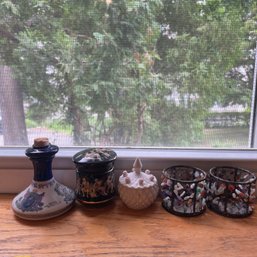 Lot Of Assorted Decorative Containers (Up Kitchen)