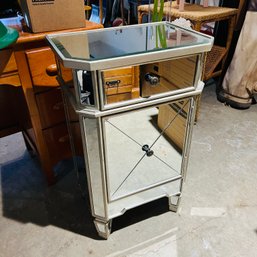 Mirrored Cabinet With Drawer (KL)